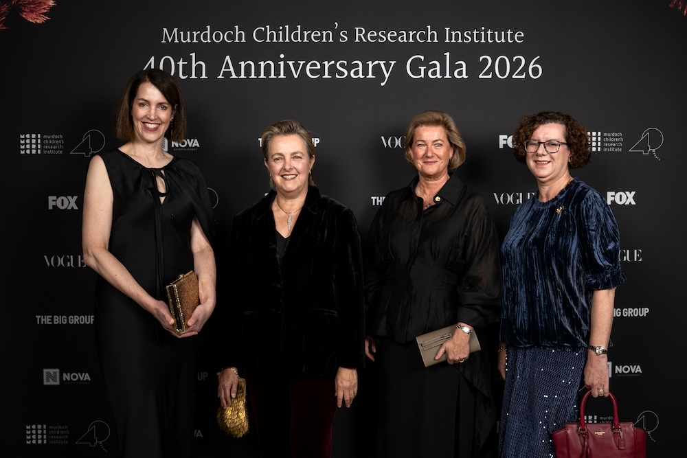 AustralianSuper Chief Strategy and Corporate Affairs Officer Paula Benson, MCRI Board member The Hon Nicola Roxon, Deakin University Deputy Chancellor Georgina Williams and Medibank Senior Governance Advisor Alison Moran. 